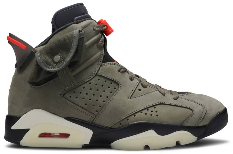 Travis Scott x Air Jordan 6 Retro Olive CN1084-200